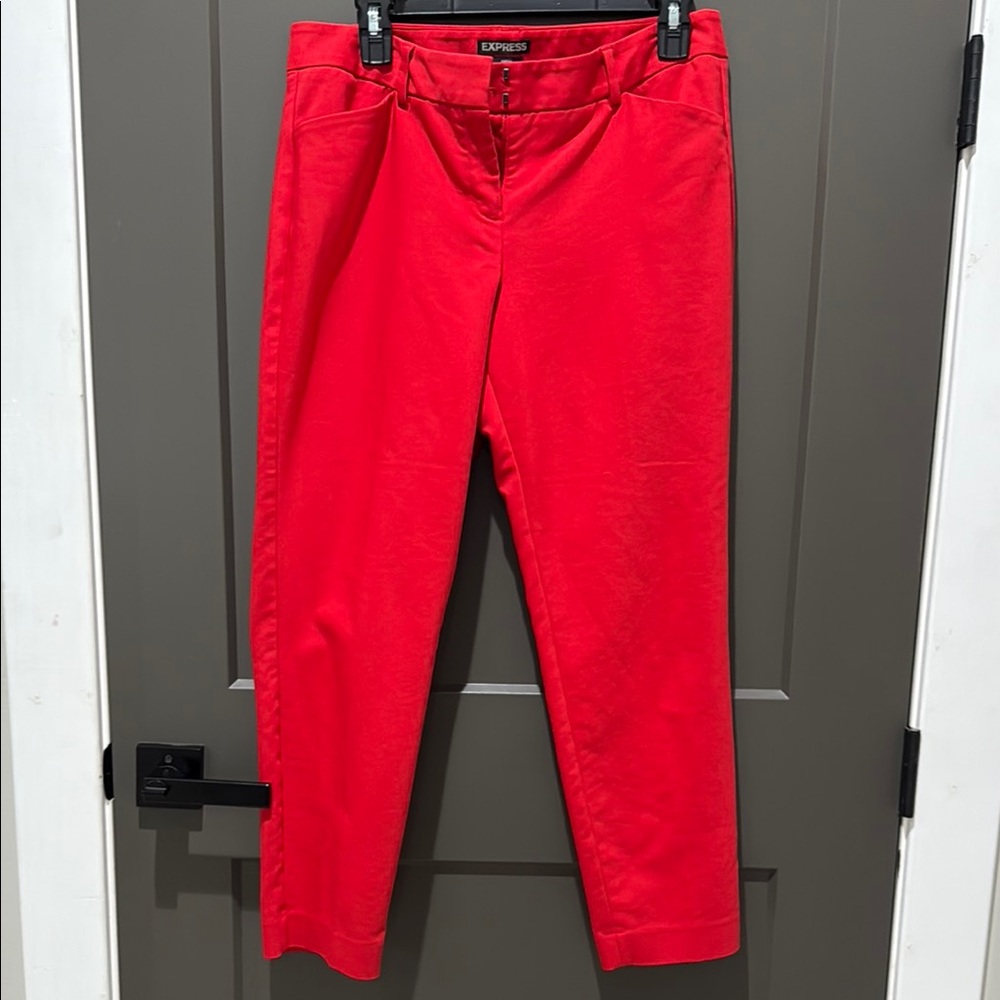 Express Editor Bold Red Trousers